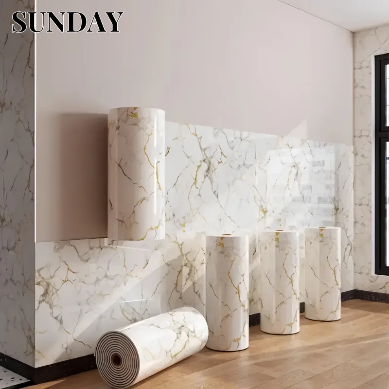 

Пенопластовые мраморные обои с кожурой и наклейкой, декор для стен, толстые водонепроницаемые самоклеящиеся обои в рулоне, искусственная плитка, кухонный щиток