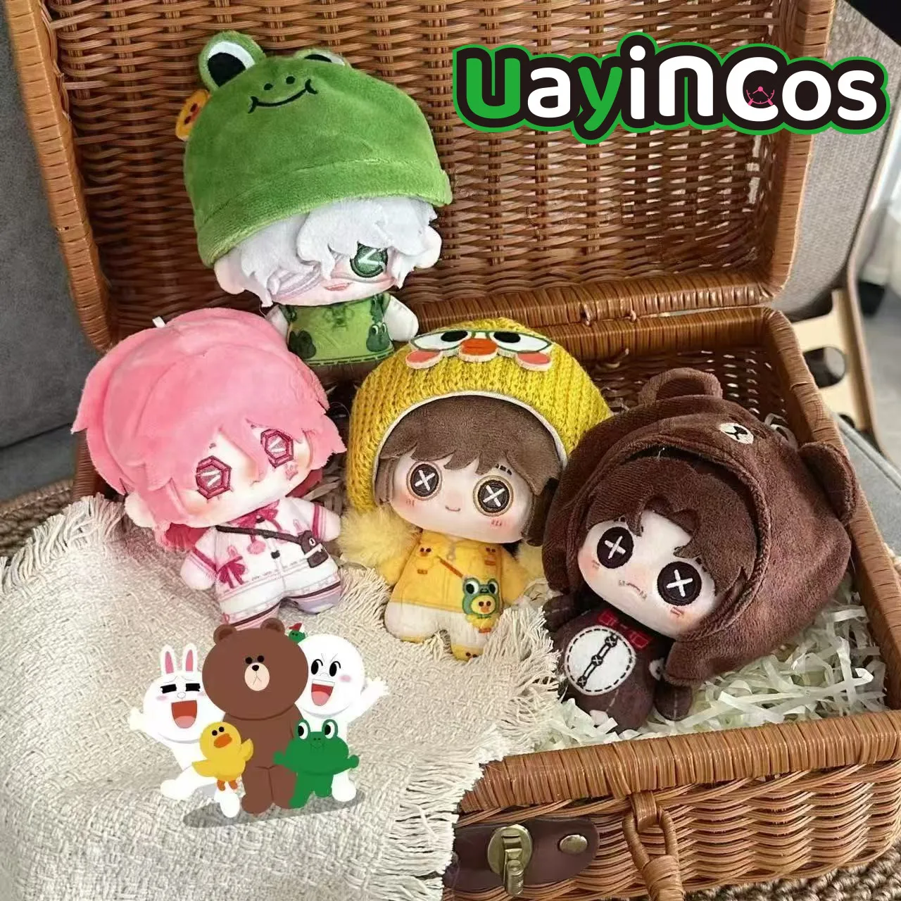 

10 см Identity V Tracy Reznik Naib Subedar Melly Plinius Мягкие плюшевые куклы Одежда Аниме Игры Брелок Сумка Игрушка Дети G