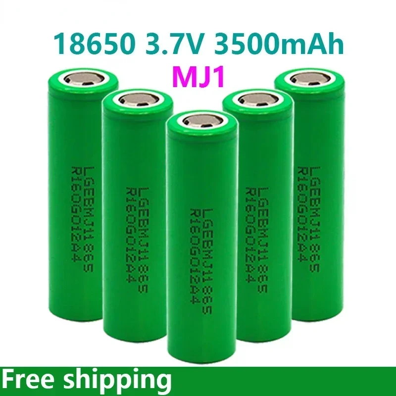 

100% Original MJ1 3.7 V 3500 Mah 18650 Lithium Rechargeable Battery for Flashlight Batteries