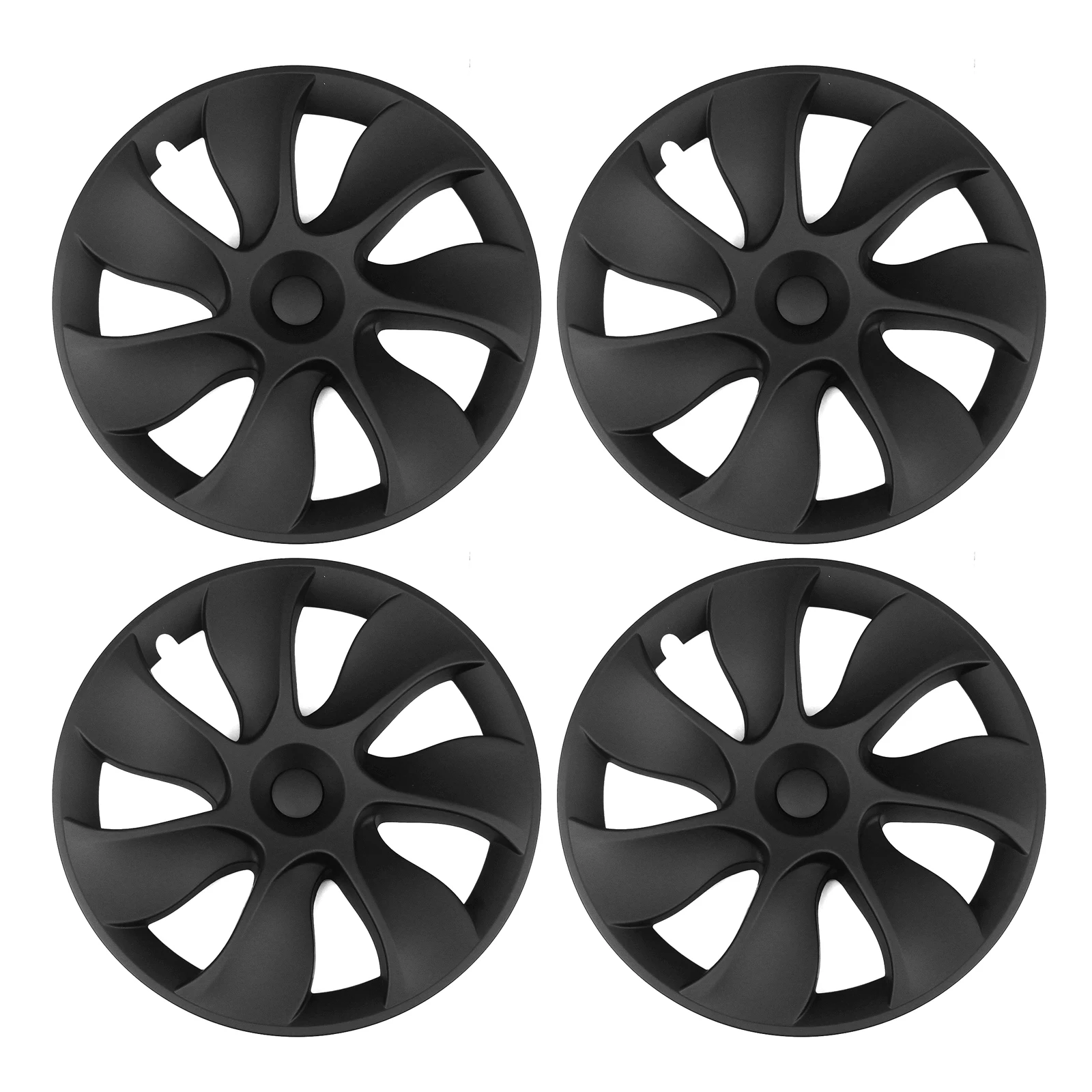 19 Inch DIY Car Wheel Hub Cap Full Cover Hubcap Decorative Automotive Accessories For Tesla Model Y 2020-2024