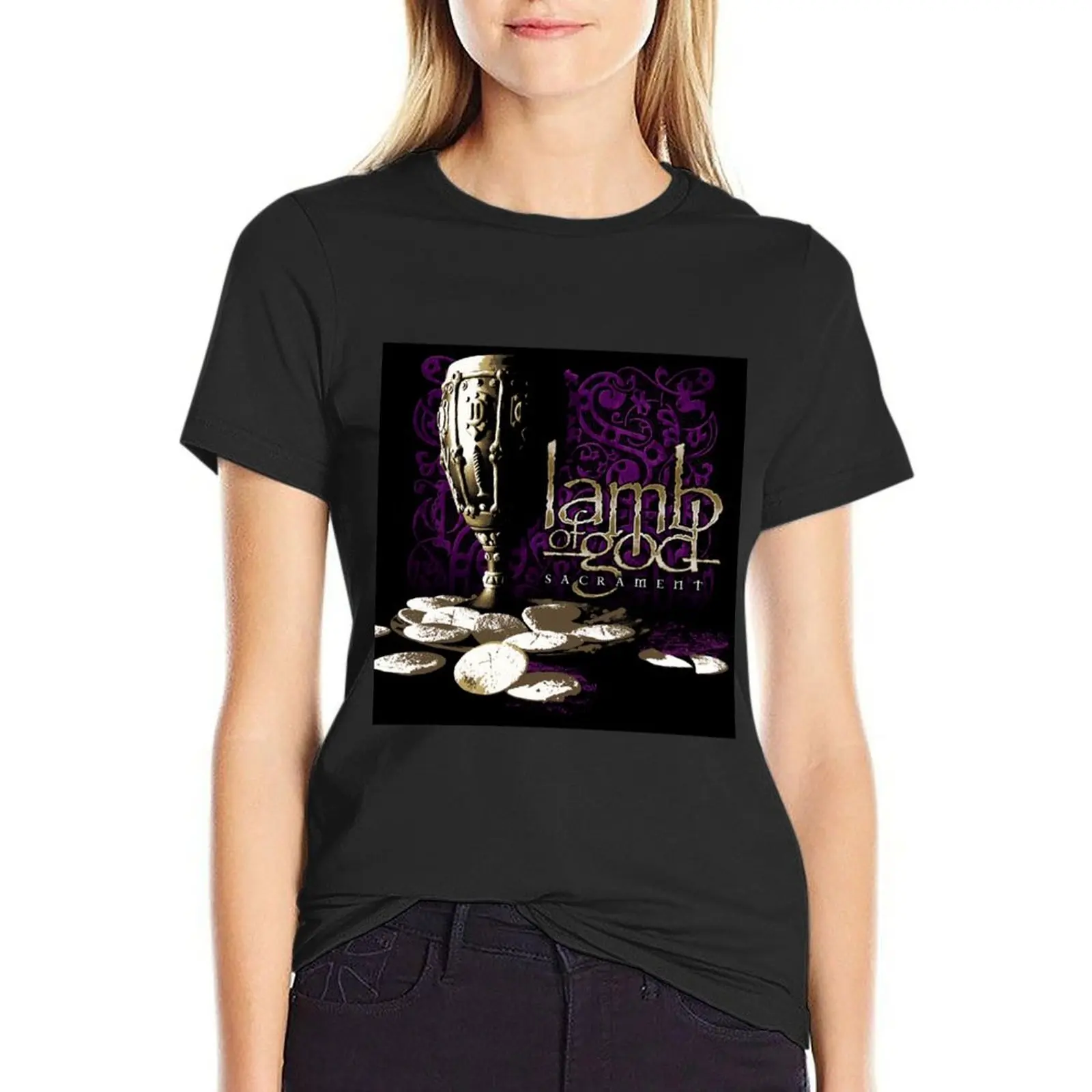 

Sacrament T-Shirt plus sizes summer clothes heavyweights kawaii clothes rock and roll t shirts for Women