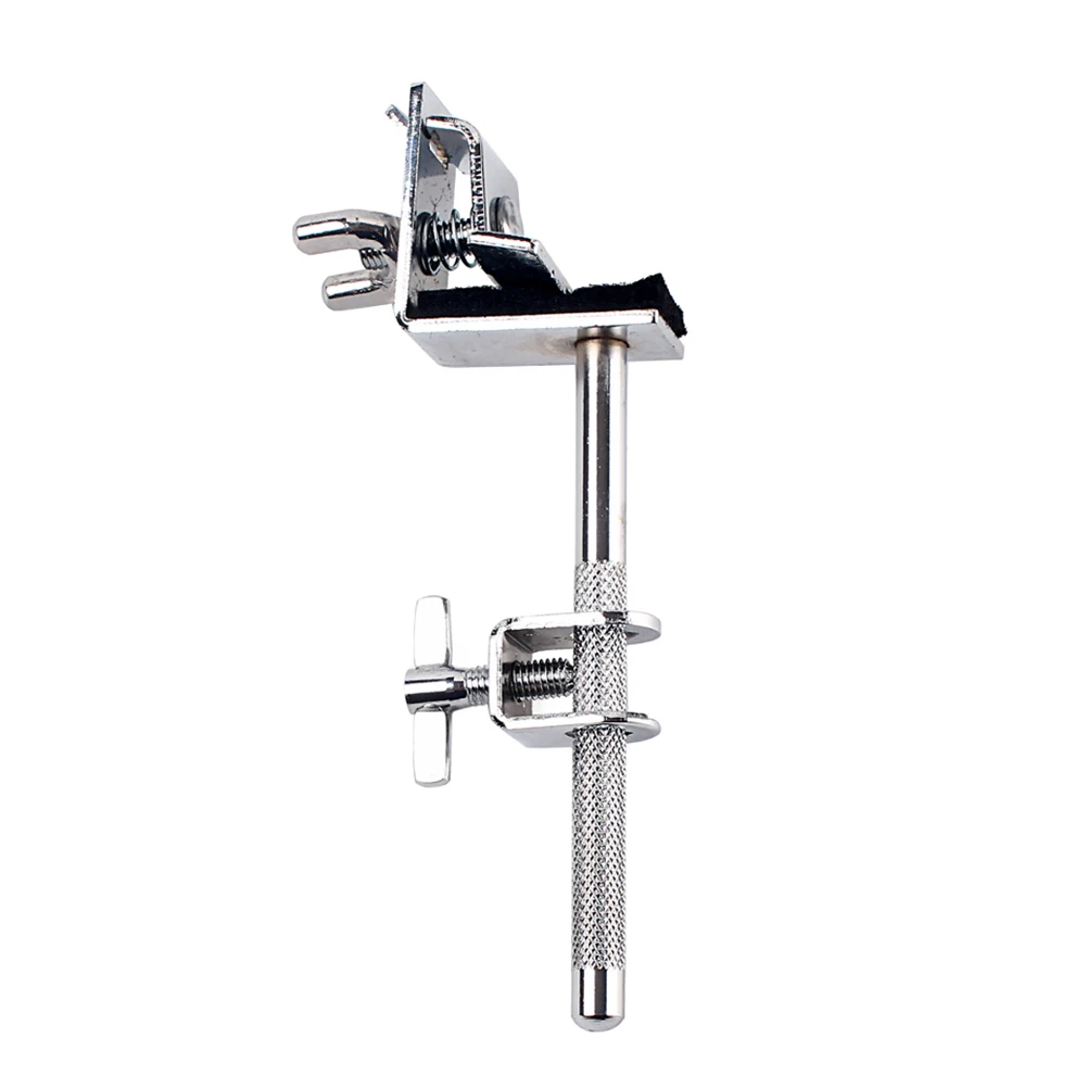 

Drum Cowbell Clamp Holder Mount Bracket Percussion Chime Stand Mallets Positioner Easy Adjust Parallel Jaws Bass Drum Woodblock