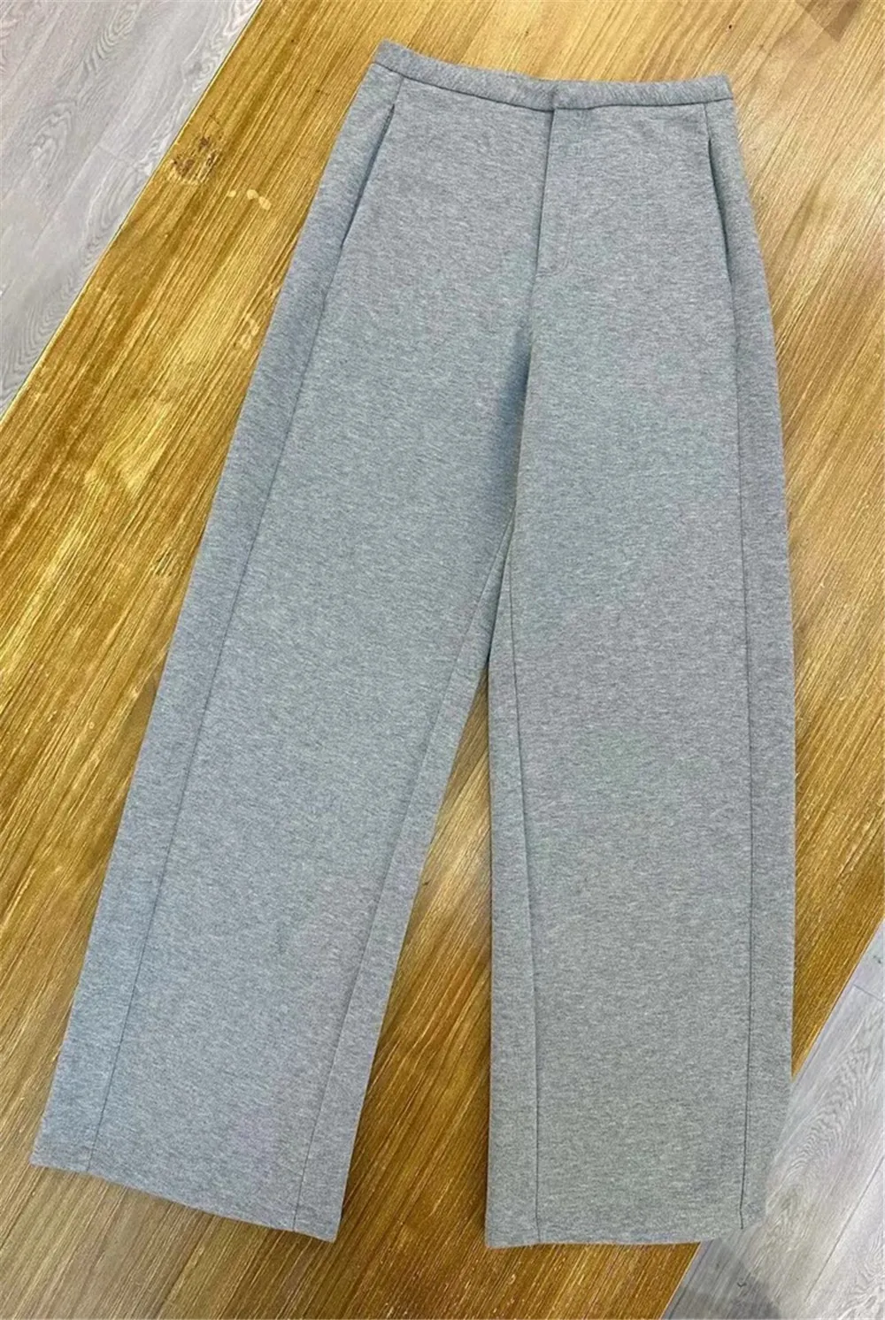 

Women's Casual Pants Autumn and Winter New High Quality Straight Long Trousers