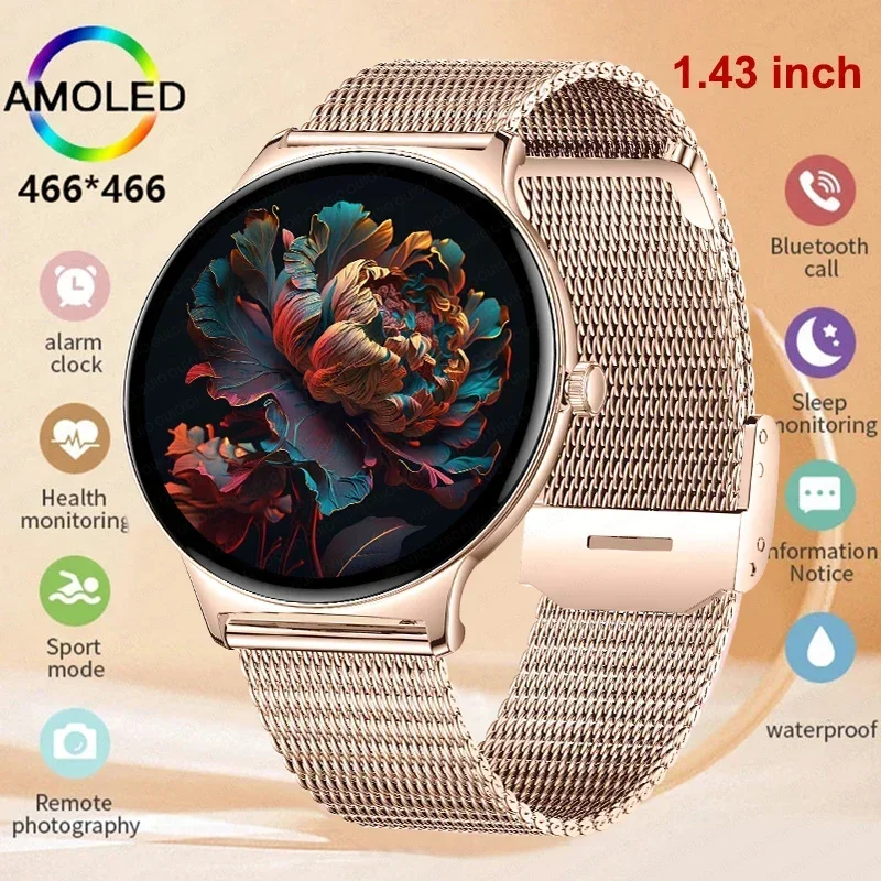 2025 New Ultra Thin SmartWatch Women 1.43