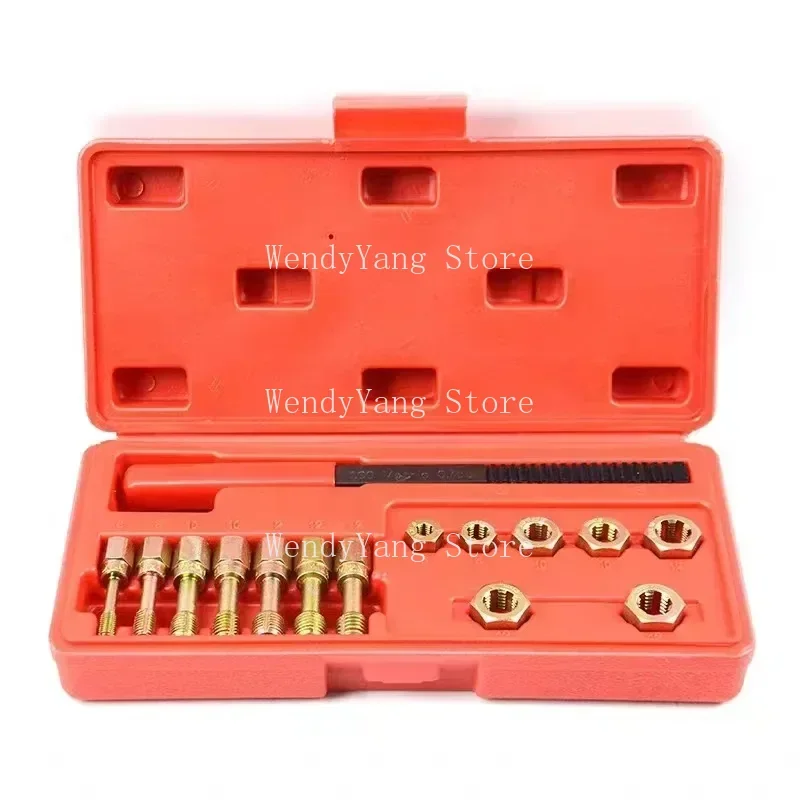 15 Piece Screw Thread Repair Tool Tapping Set Auto Group