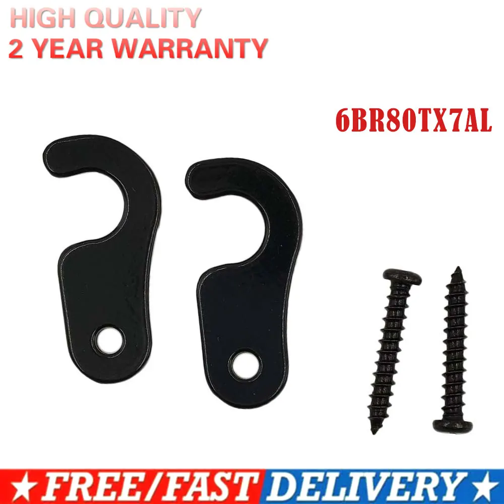 6BR80TX7AL Clips and Screws For Jeep Wrangler 2018-2021 Newer JK JL JT Gladiator 2Pcs Car Sun Visor Clips