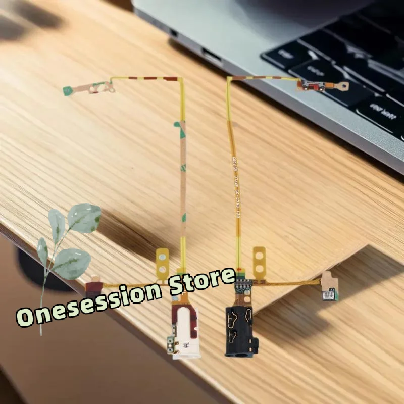 iPodNano5th Gen Headphone Jack Flex Cable-Replacement AudioPort with Microphone&Hold Switch,RepairPart for Black/White iPodNano5