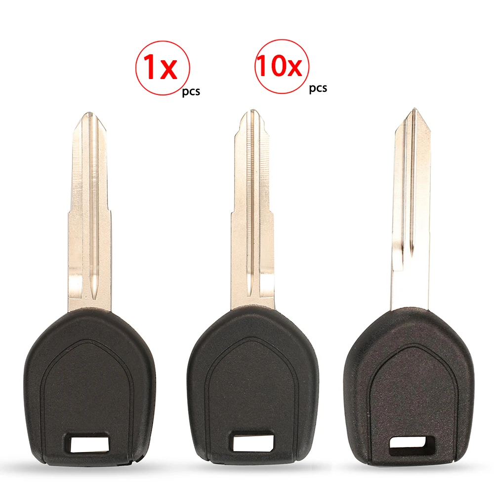 Jingyuqin 1/10pcs Replacement Transponder Key Shell Fob For Mitsubishi Eclipse Galant Endeavor Left/Right Blade Car Accessories