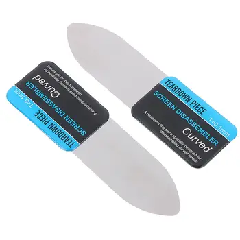 1ks ocelový kovový mobilní telefon zakřivený LCD displej spudger nástroje pro otevírání karet ultra tenký flexibilní nástroj pro demontáž mobilního telefonu 10 nejlepší prodej nástroje pro výměnu obrazovky - №6