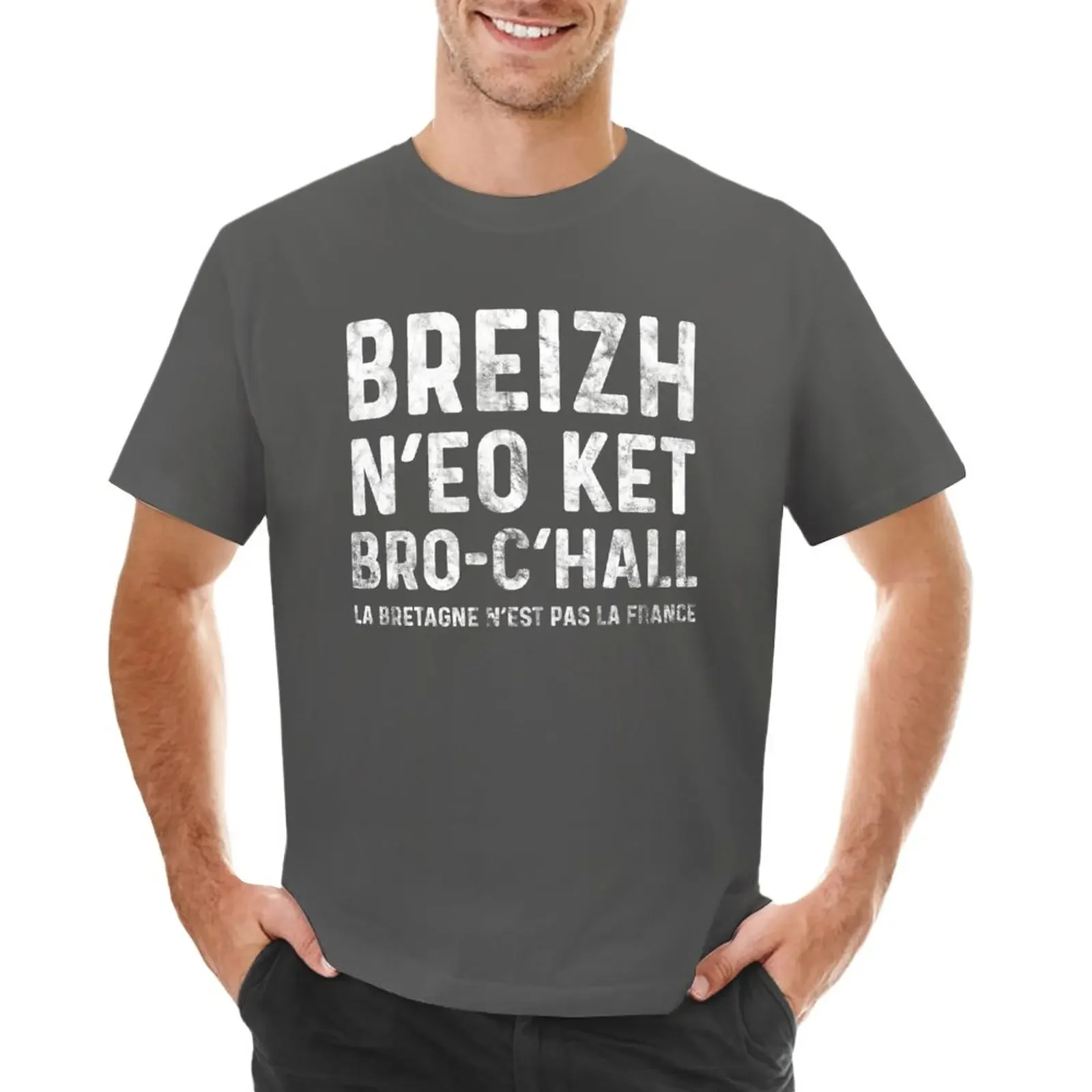 Breizh Neo Ket Bro-C’hall - Brittany Is Not France T-Shirt plus size t shirts Oversized tees mens vintage heavyweight sweatshirt