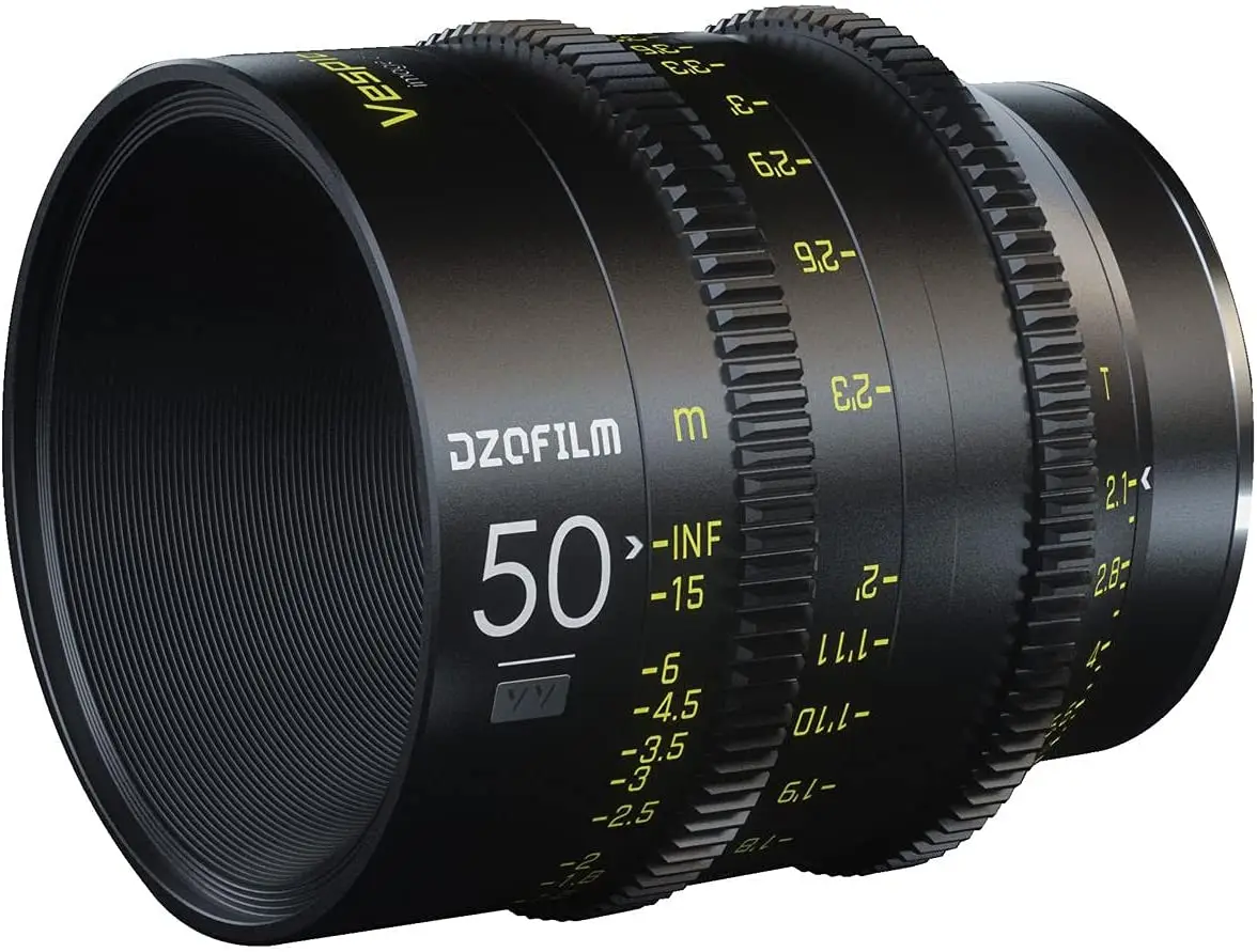 DZOFILM Vespid Prime 50mm T2.1 Cinema Lens for Full-Frame/Vista Vision Camera, EF-Mount