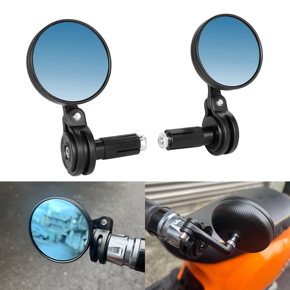 7/8'' 22mm CNC Universal Motorrad-Rückspiegel Lenkerendenspiegel Motorradzubehör