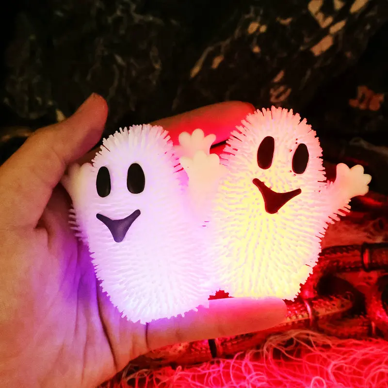 Jouets extensibles citrouille fantôme d'halloween pour enfants, jouets polyvalents anti-Stress à presser, jeu créatif à presser