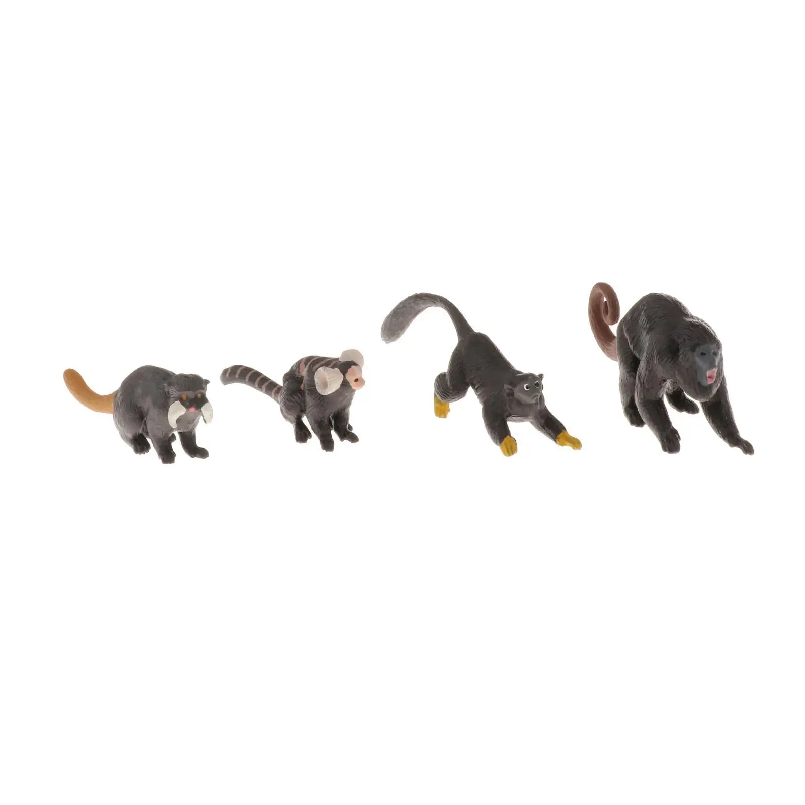 4pcs Plastic Monkey Animal Decorative Gift Kids Toddler Boys