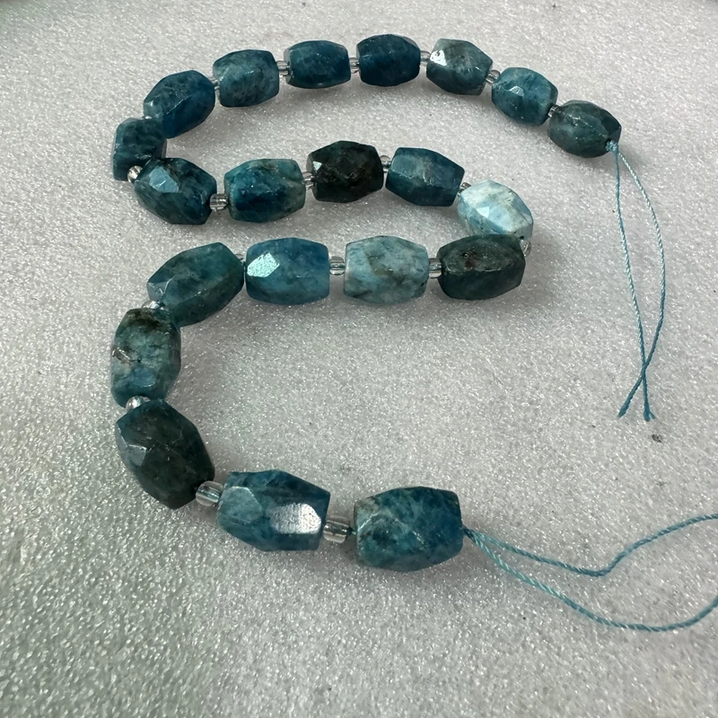 Wholesale 1string Natural Apatite Bead,11-16mm Faceted Nugget Gemstone Beads Loose Strand For Jewelery, 15.5