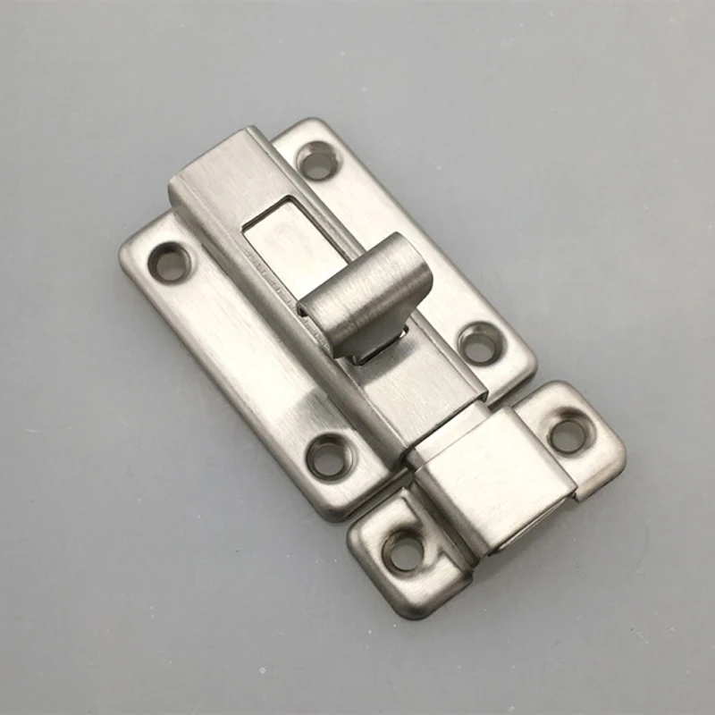 2.5/3/4inch Hasp Stapler Gate Lock Safety Bathroom Washroom Stainless Steel Easy To Install Door Latch Barrel Bolt