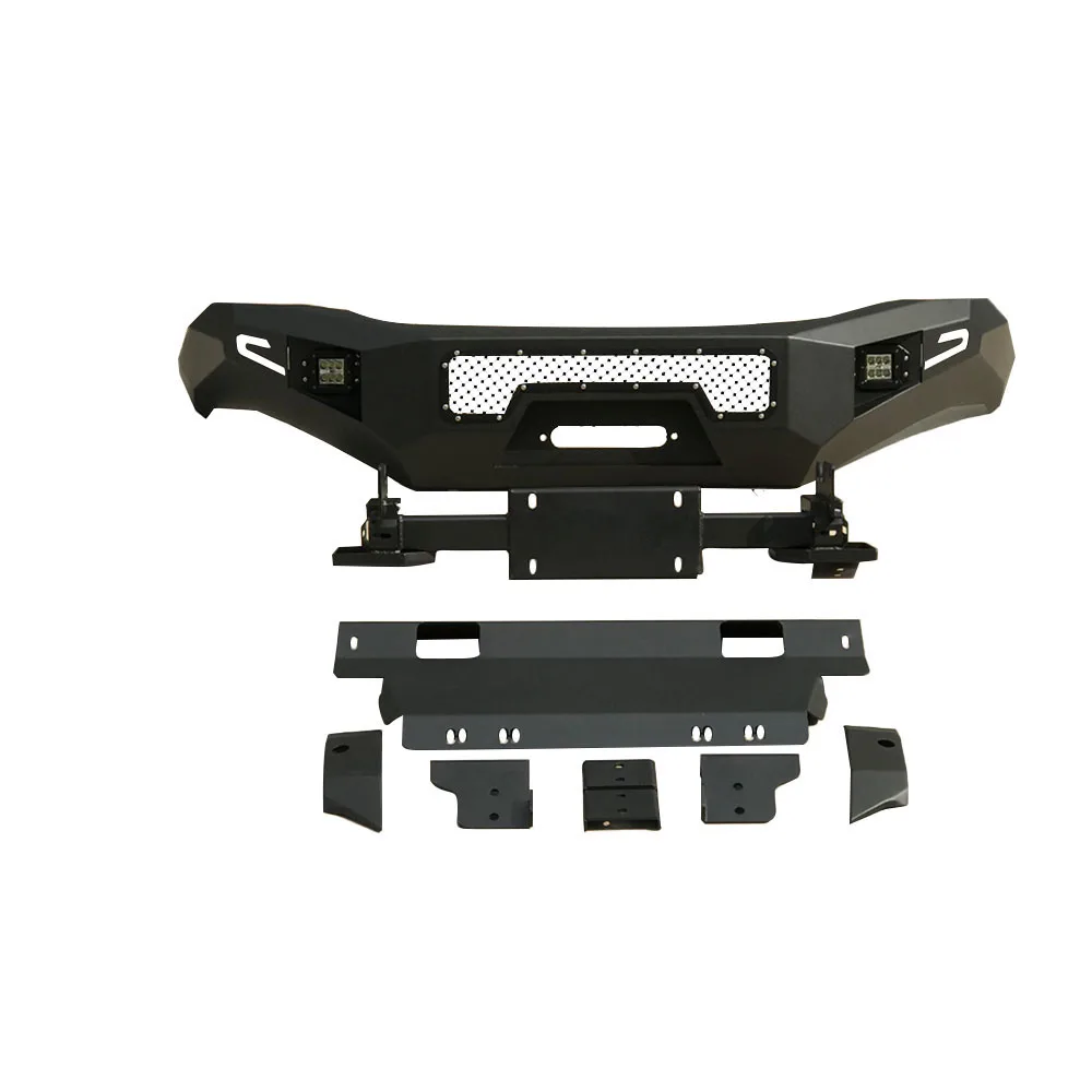 

Heavy Duty Steel Offroad Front Bumper with Winch Mount for Toyota Hilux