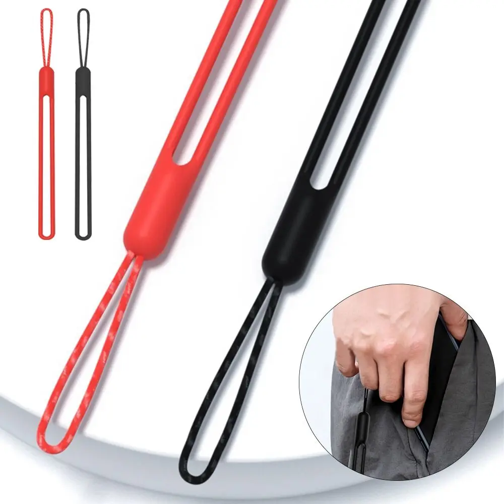 Fashion Short Phone Lanyard Silicone Universal Phone Case Chain Straps Soft Keychain