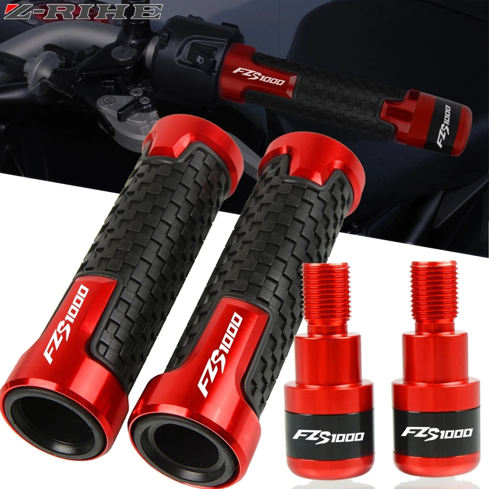 

FZS 1000 Motorcycle CNC Handlebar Grip Balanced Handle Bar Ends Grips Cap Plug For YAMAHA FZS1000 FAZER 2001-2005 2004 2003 2002