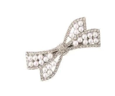 

2pcs Sparkly Crystal Barrettes Rhinestone Hairpins Stylish Bridesmaid Clips Elegant Bridal Accessories Wedding Hair Decor Fancy
