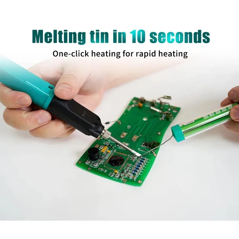 الوزن 85 جرام 12 واط 500 درجة 3.7 فولت 2200 مللي أمبير مع مصباح ليد SI-B165 Proskit مكواة لحام لاسلكية لإصلاح الإلكترونيات الاستهلاكية