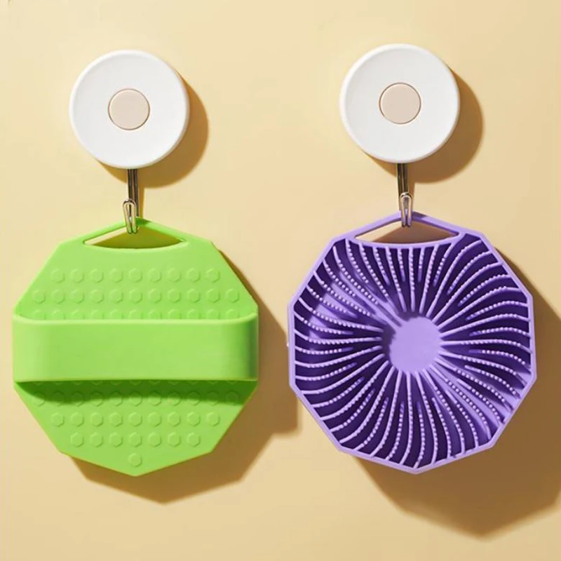 

Мягкая силиконовая отшелушивающая щетка, очищающее средство, ручной очищающий скруббер для душа, нежная массажная щетка для ванны, аксессуары для ванной комнаты