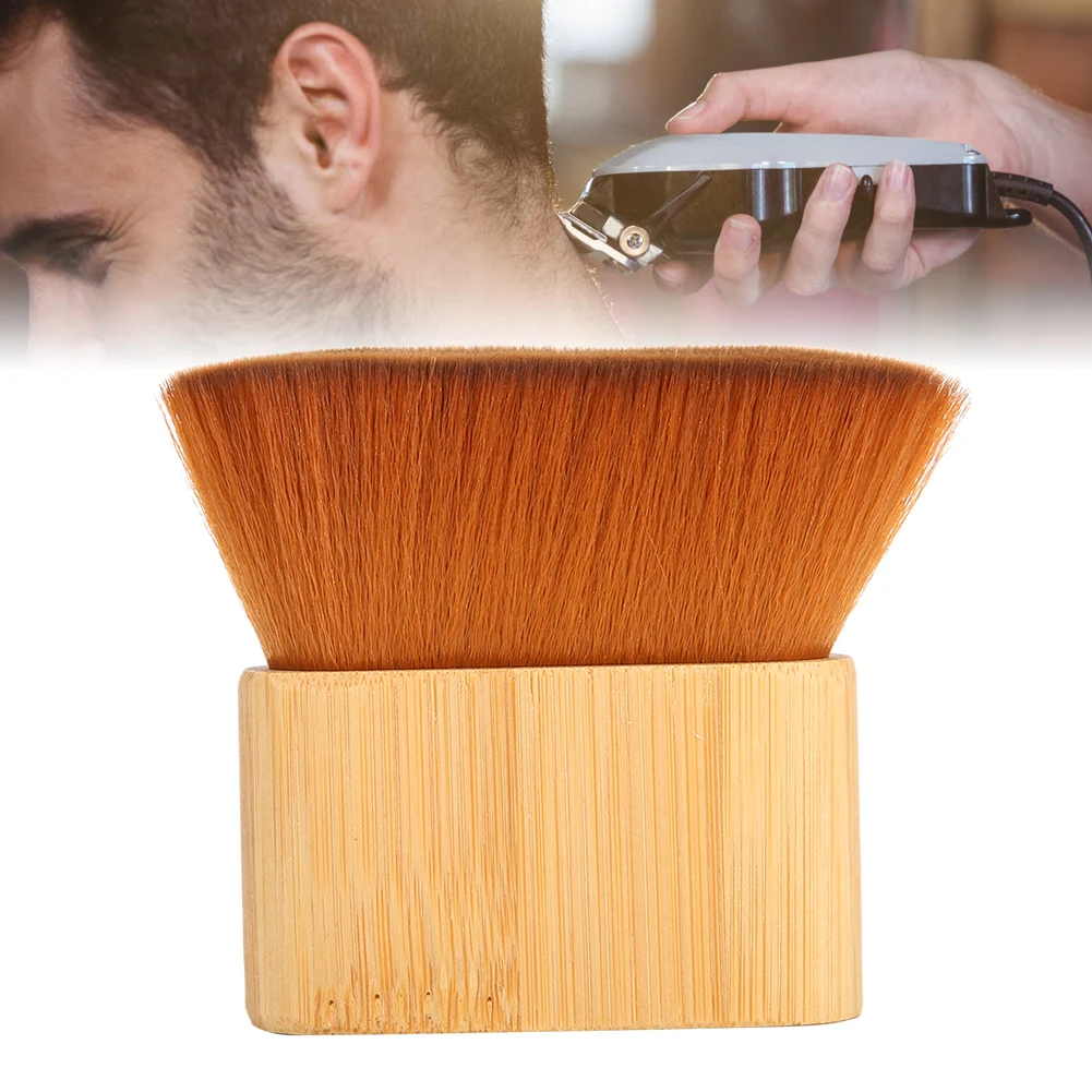 Barber Shop Neck Face Hair Remover Brush Children Hair Dust Stubble Cleaning Sweeping Brush