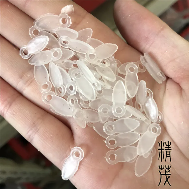Jingmao Hardware 15 * 6mm Transparent White Plastic Backplate Melon Seed Sheet Backplate Press Sheet Photo Frame Accessories