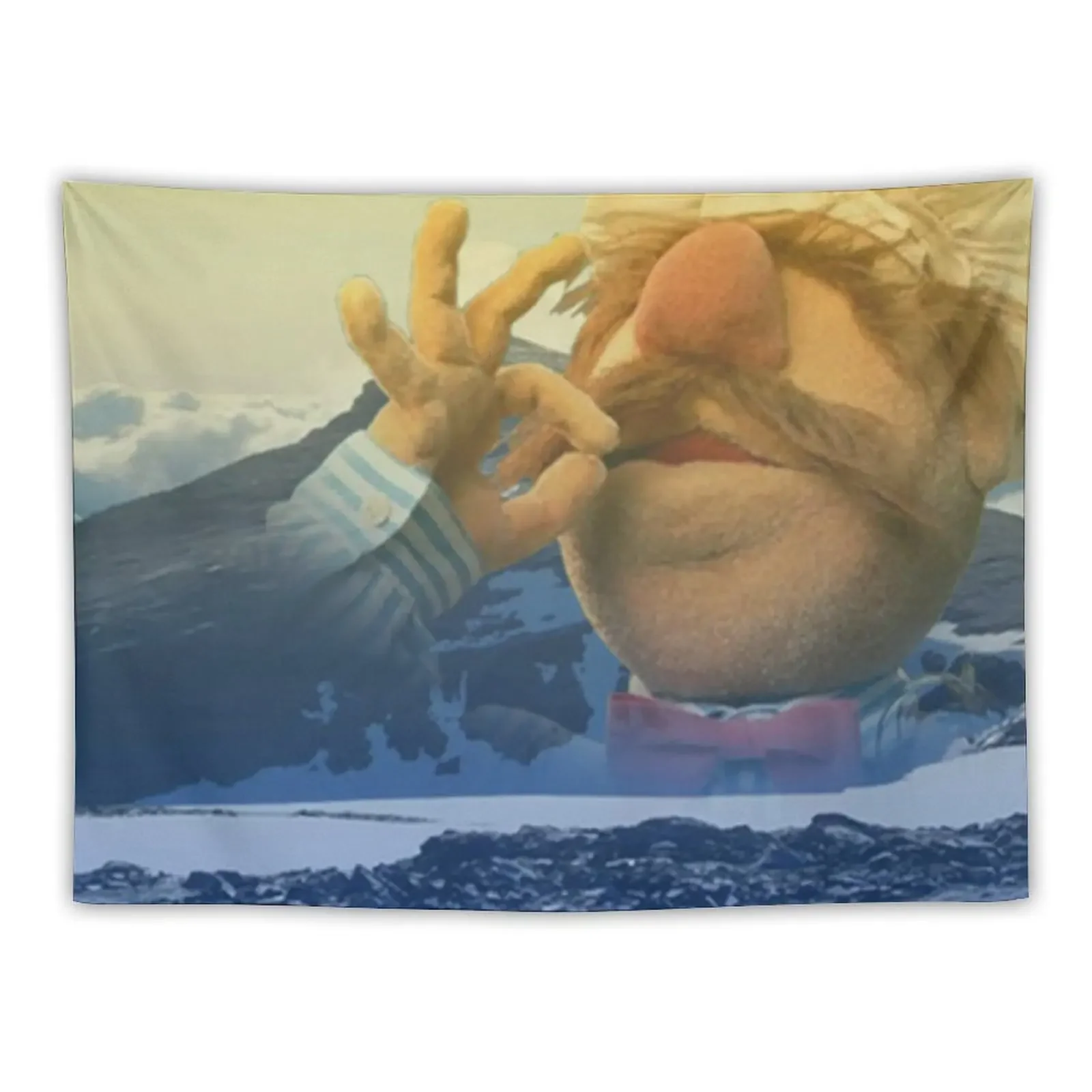 Swedish Chef Amongst the Foothills Tapestry Aesthetic Room Decors Wall Hangings Decoration Tapestry