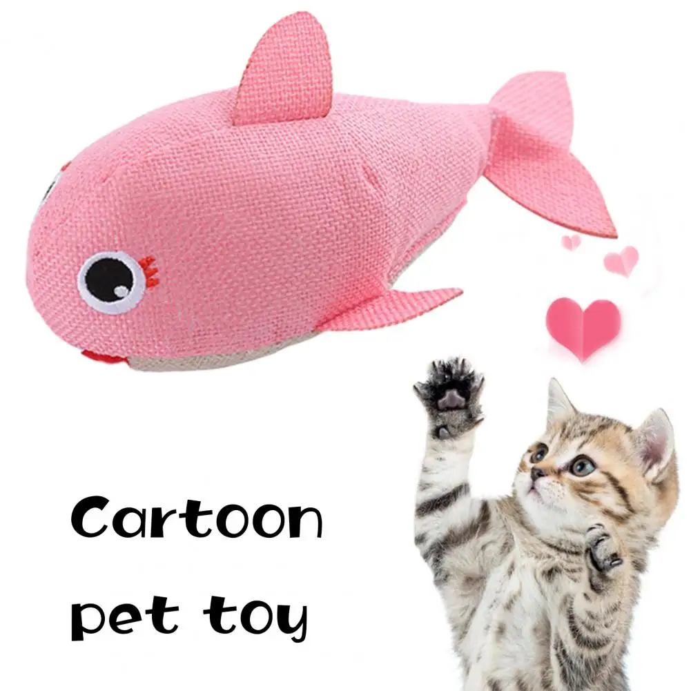 Catnip Toys for Cats' Hunting Instinct Interactive Plush Cat Toys Cartoon Design for Teeth-grinding for Teething for Mental