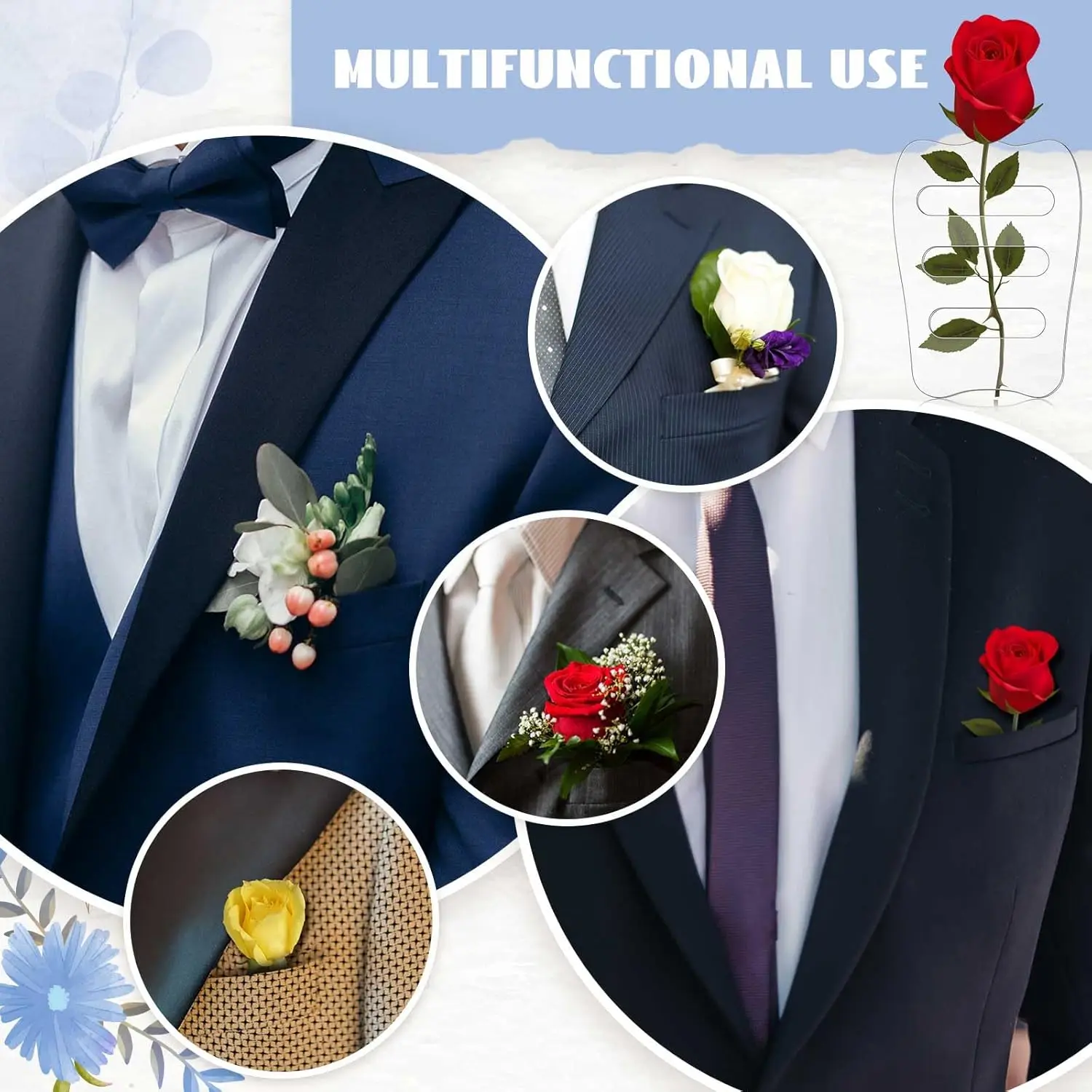 حامل مربع للجيب غير مرئي للرجال، منظم مربع للجيب الأسود، ملحقات Tux للسترات الرجالية