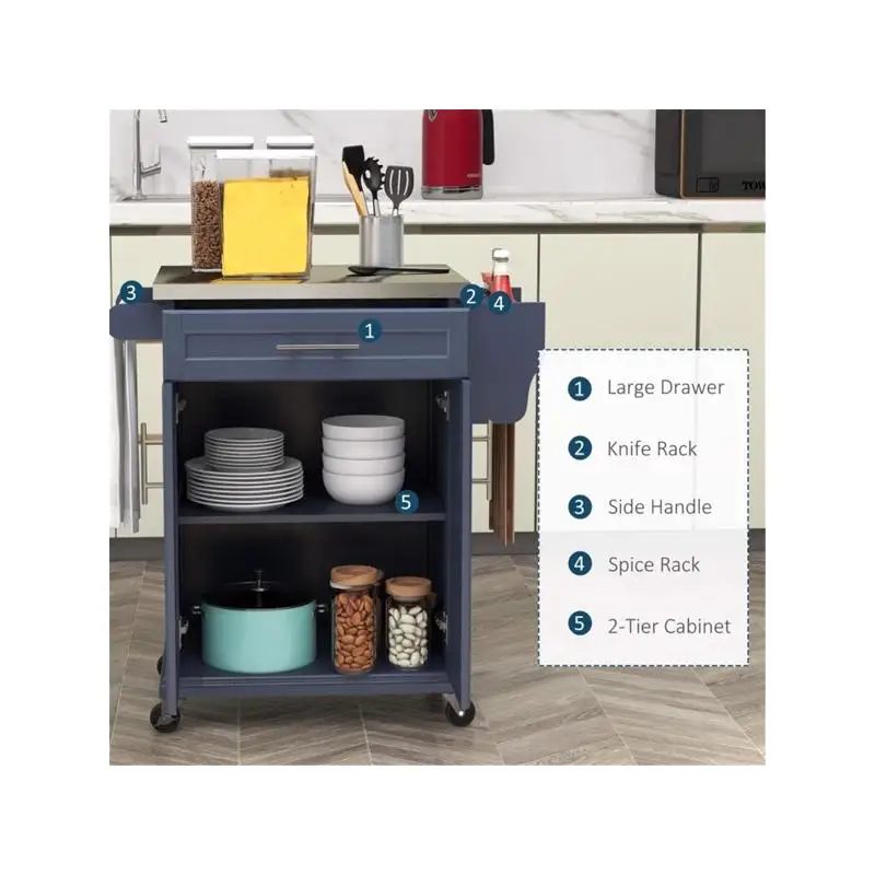 جزيرة خزانة تخزين جانبية للمطبخ للمطبخ، حل تخزين متعدد الوظائف، مثالية للتنظيم والتعزيز #6