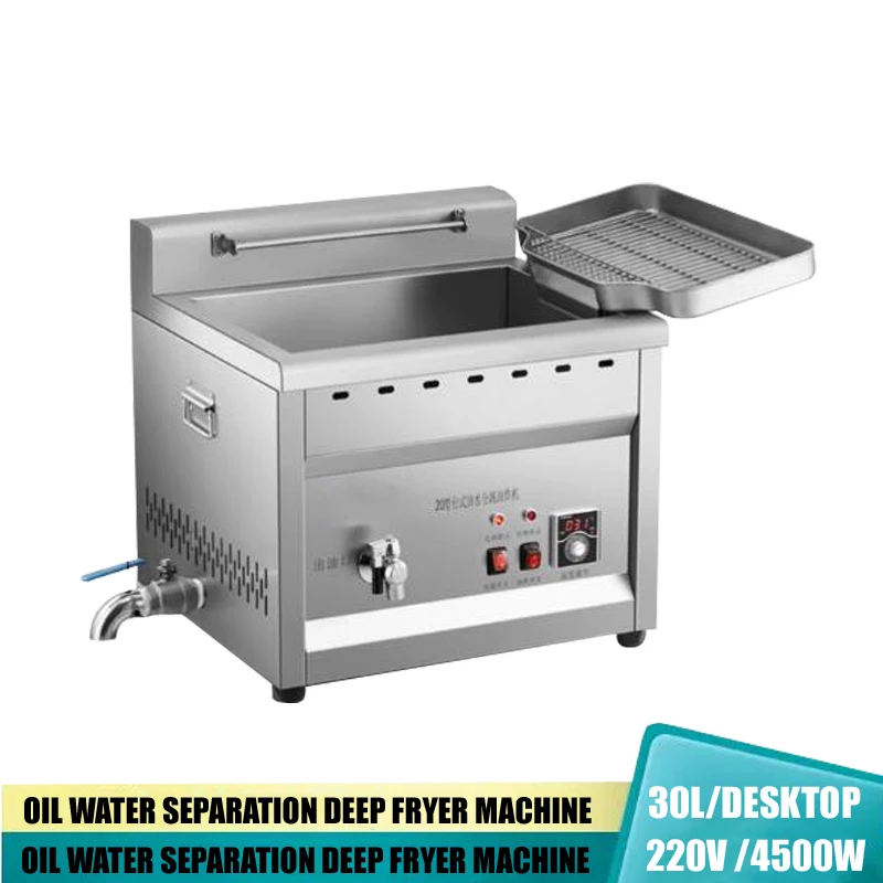 Deep Fryer With 2 Baskets Electric Deep Fryer Large Countertop Stainless Fish Fryers For The Home With Drain And Filter