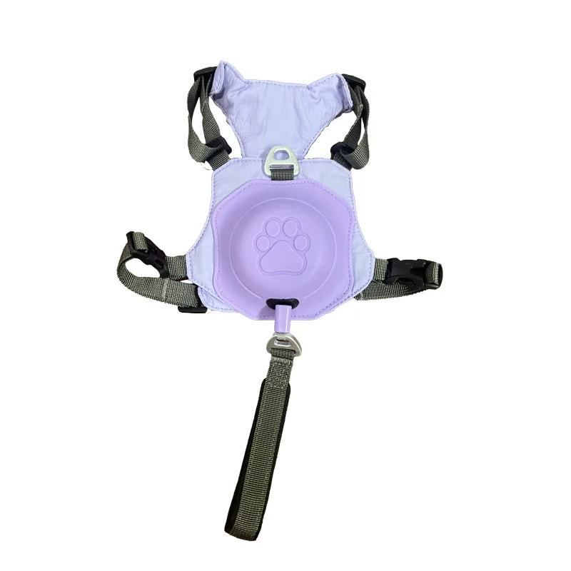 Small Sized Dog Harness, 2 in 1, No Pull Reflective Dog Harness, Retractable Dog Leash, Fully Adjustable Puppy Harness