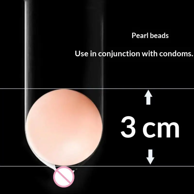 1/5/10Pcs Reusable Silicone Beads Male Penis Sleeve Extender Ball  Head Attachment Adult Sex Product Accessories view 3