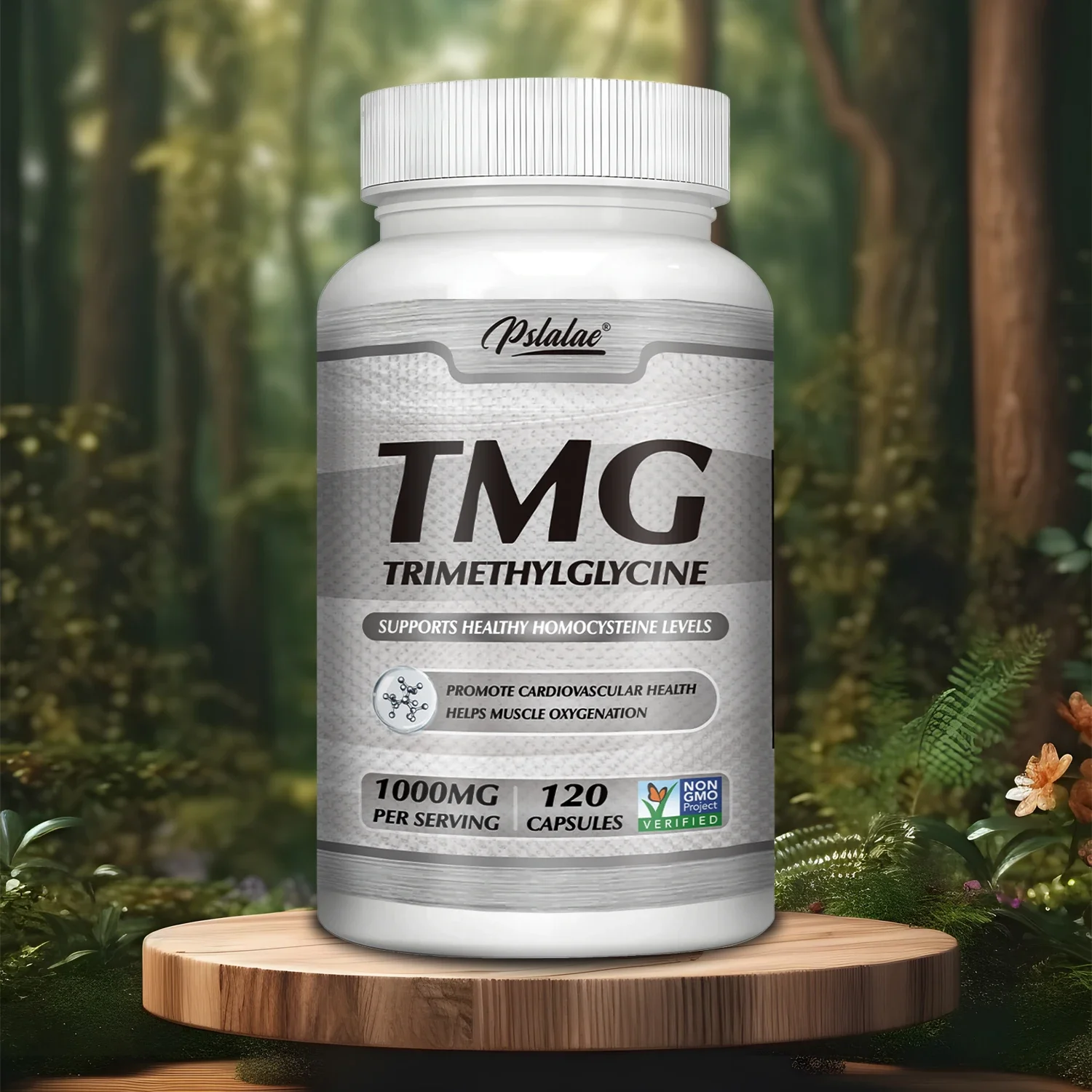 TMG Trimethylglycine - يعزز صحة القلب والأوعية الدموية، ويساعد على أكسدة العضلات، وتأخير مكمل الشيخوخة