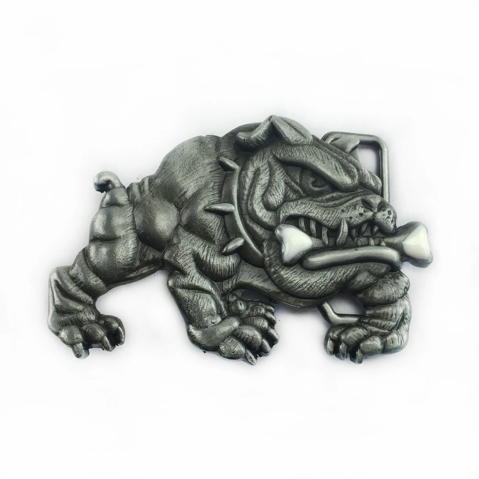 WesBuck Brand Dog New Vintage Western Belt Buckle Initial Vintage-Cowboy Rodeo Metal Belt Buckle for Men Women