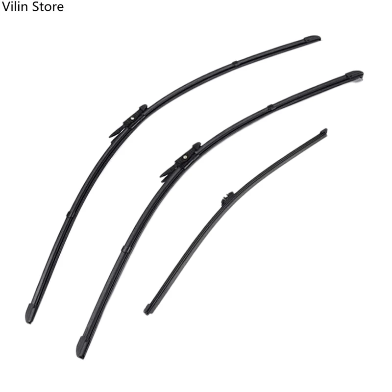 Car Front and Rear Wiper Blade Kit Windshield Wiper Strip for Volvo XC90 R-Design 2007 2008 2009 2010 2011