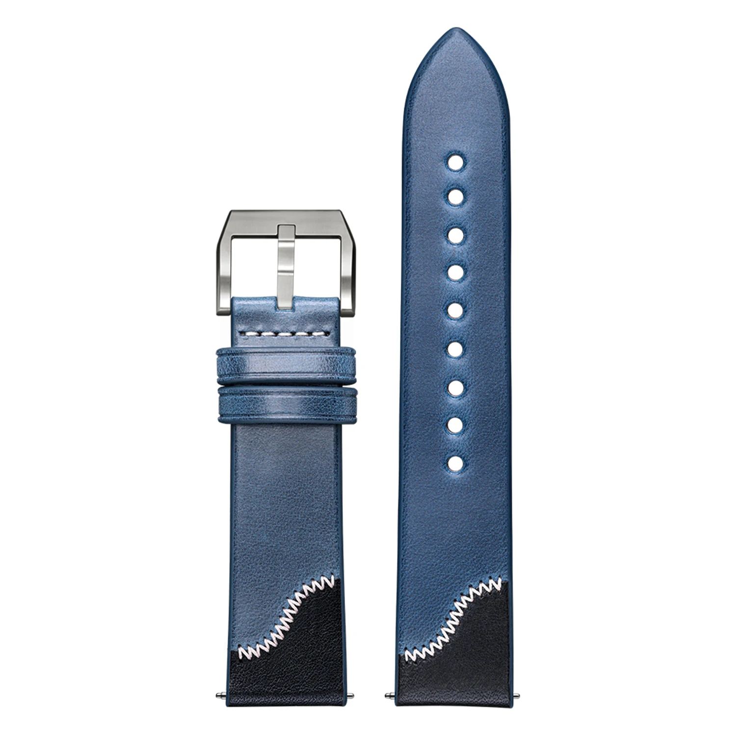 Maikes handgefertigte Uhrenarmbänder mit Schnellverschluss, Vollnarben-Rindslederarmband, 20 mm, 22 mm, 24 mm Smartwatch-Zubehör-Armband