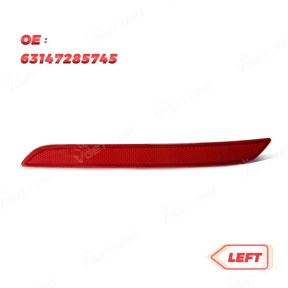 63147285745 63147285746 مانع صدمات خلفي للسيارة عاكس لسيارات BMW 3 4 Series F30 F31 F32 F33 شرائط عاكسة الفرامل تحذير وقف مصباح
