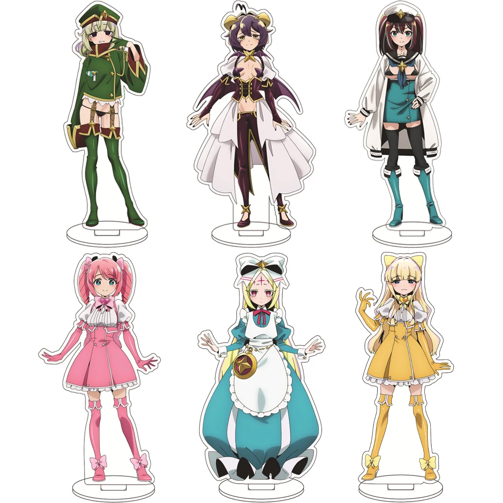 16CM Anime-Figur: Magische Mädchen Hiiragi Utena, Araga Kiwi, Morino Korisu, Akoya Matama – Acryl-Standfigur als Dekoration