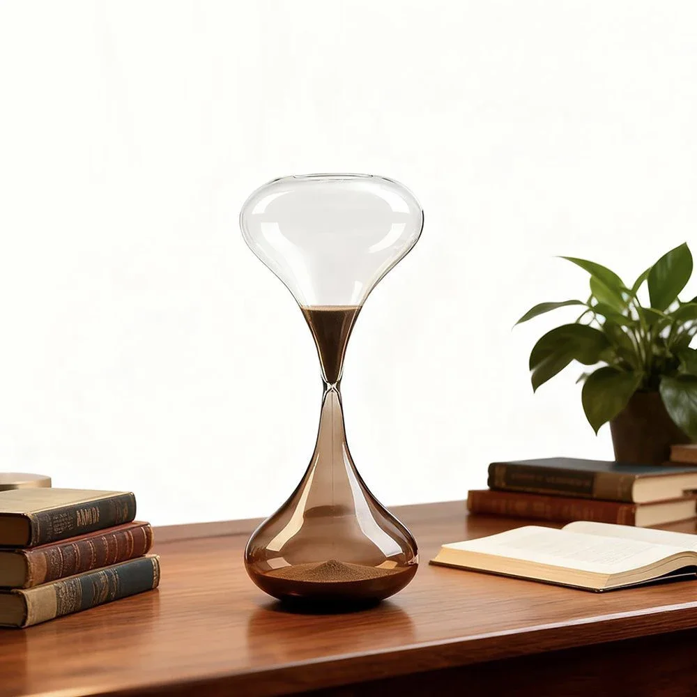 Colorful 30 Mins Hourglass Sand Timer Kitchen School Modern Crystal Hour Glass Sandglass Sand Clock Tea Timers Home Decoration