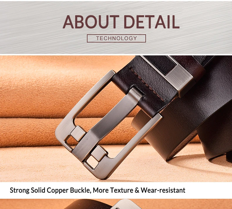 Plus Größe 170cm Gürtel Herrenmode Herren Luxus Designer Rindsleder Gürtel für Jeans Echt leder Nadel schnalle Gürtel – Detail 2
