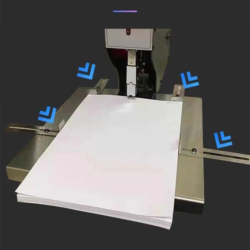 Automatic electric stapler 200 pages heavy duty thickened stapler data binding machine office intelligent induction binder