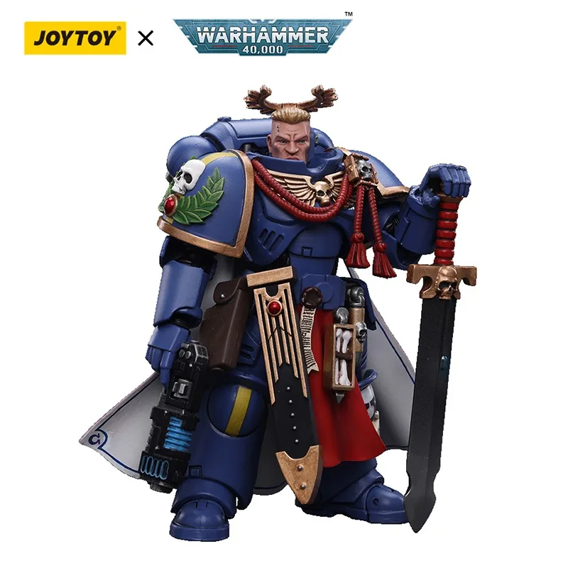 [IN STOCK] JOYTOY Warhammer 40K Action Figure 1/18 Primaris Captain with Power Sword and Plasma Pistol Anime Military Model Toys