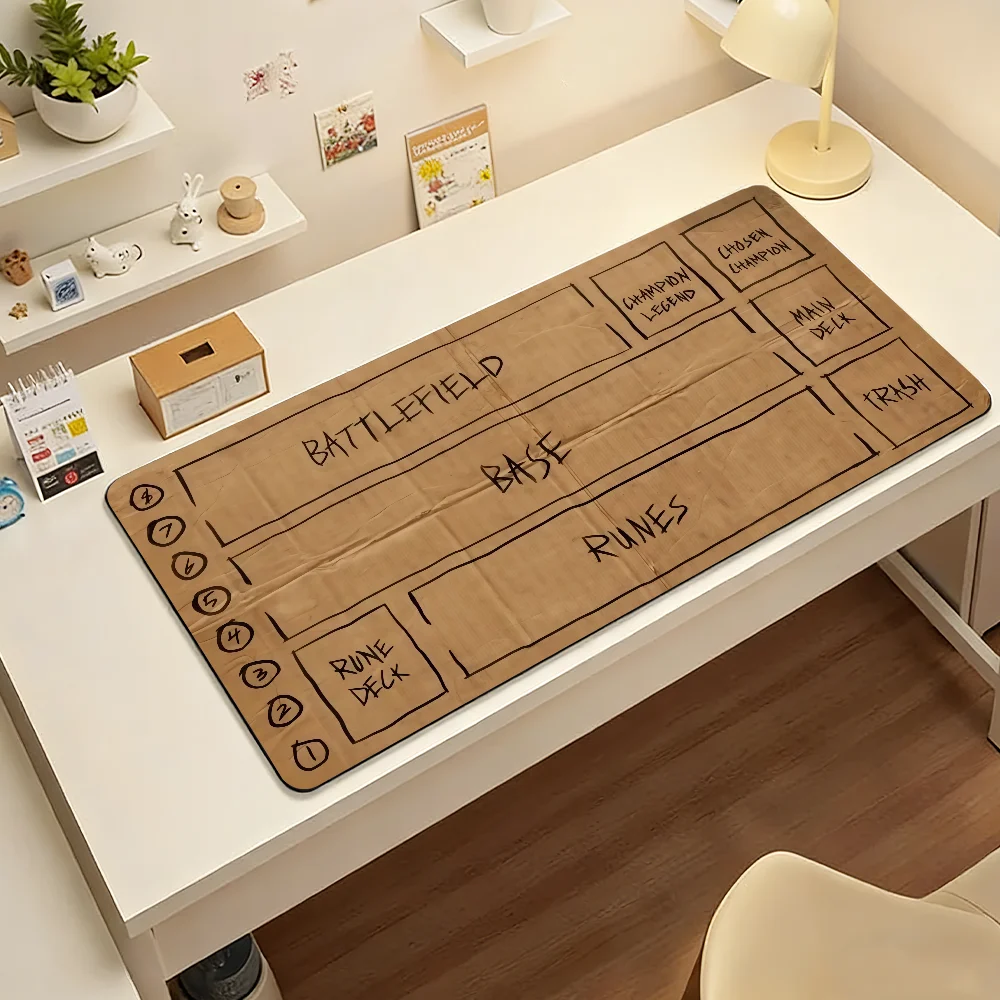 Cardboard Board Game Zone Magic Party Games Mouse Pad For Office Gaming And Keyboards Non-Slip Large Waterproof