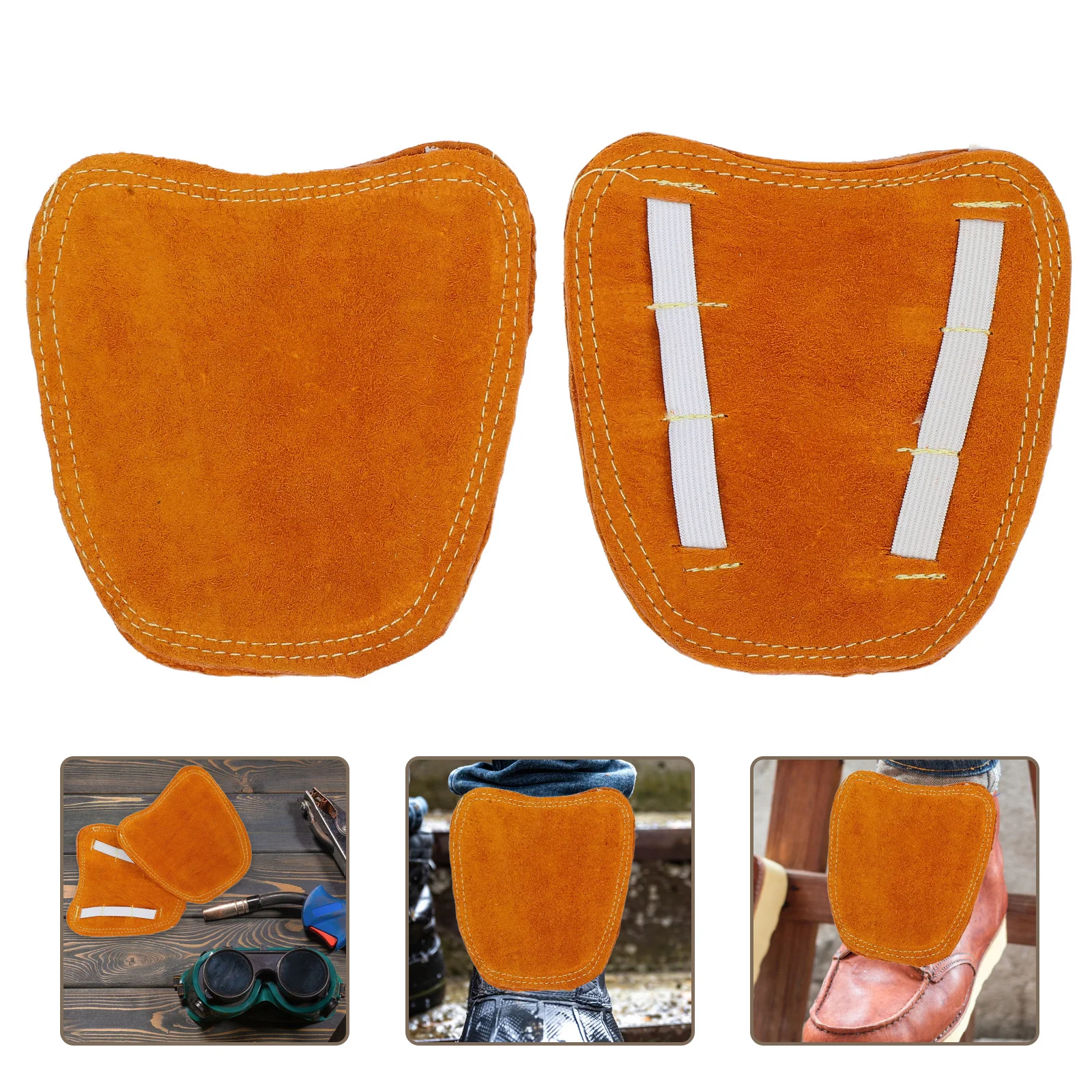 

2Pcs Welding Shoe Protectors Safety Shoes Cover Heat Insulation Boot Covers Flame Resistant for Industrial Use