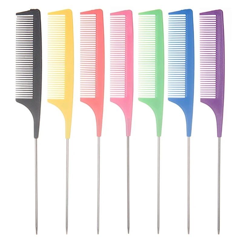 Y1UF Professional Tail Comb For Women Girls Barber Comb Styling Comb Dresser Hair