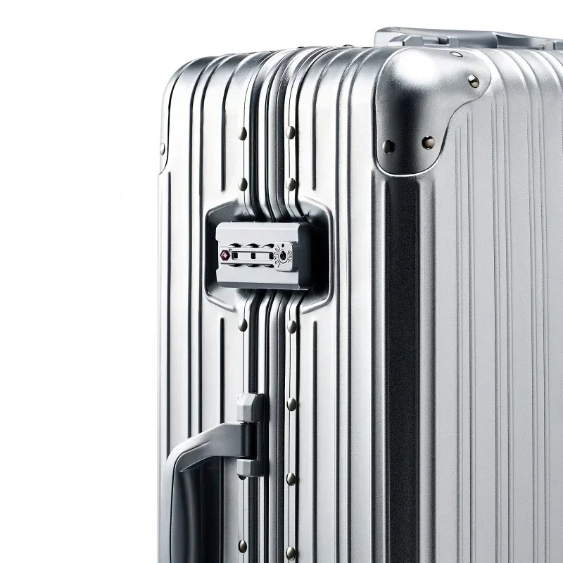 New Fashion Case 20“24\'\'26\'\'29 Inch Aluminum Suitcase Alloy Trolley Case Universal Luggage Men Women\'s Travel Offers With Wheels