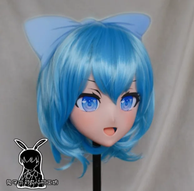 

(RB2443)Customize Full Head Quality Handmade Female/Girl Resin Japanese Anime Cartoon Character Kig Cosplay Kigurumi Mask